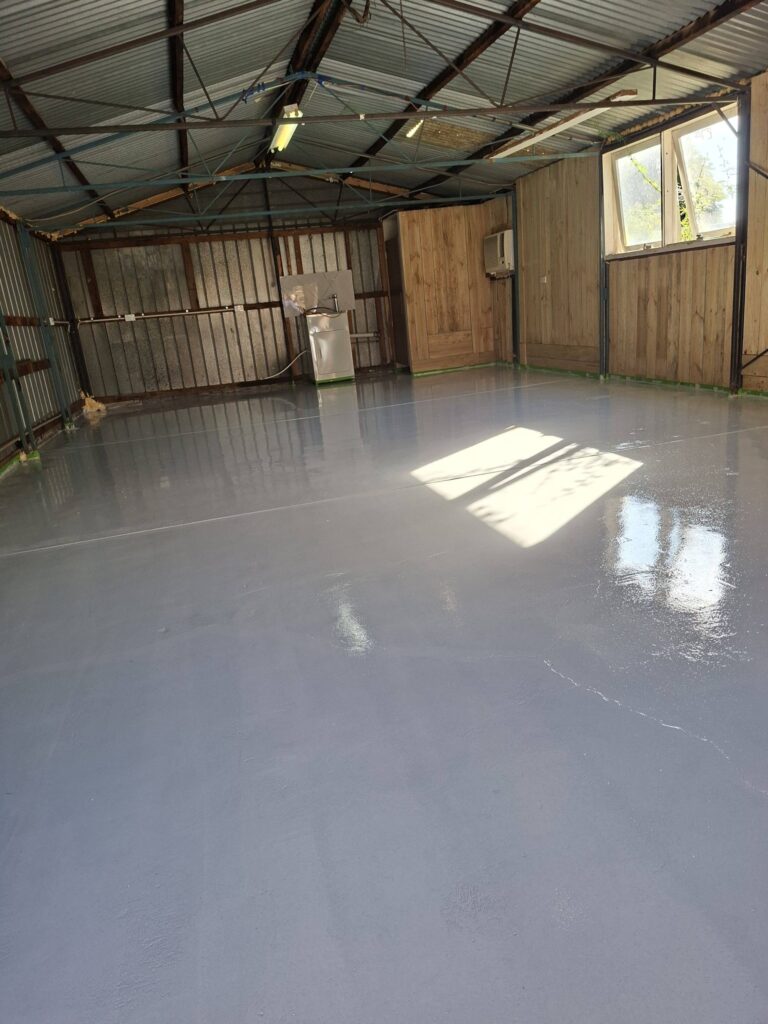 Epoxy Flooring Project in progress 768x1024 - Epoxy Flooring